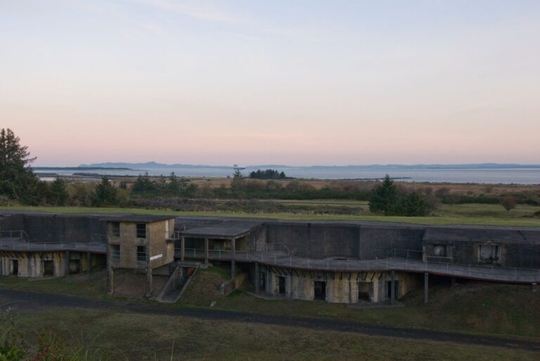 Fort Stevens State Park military structure near Astoria, Oregon