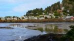 Town of Yachats on the central Oregon Coast