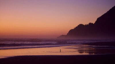 Sunset at Manzanita Beach on the Oregon Coast