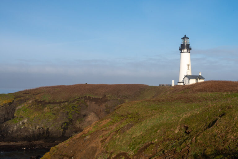 Yaquina Head lighthouse near Newport is the tallest lighthouse in Oregon