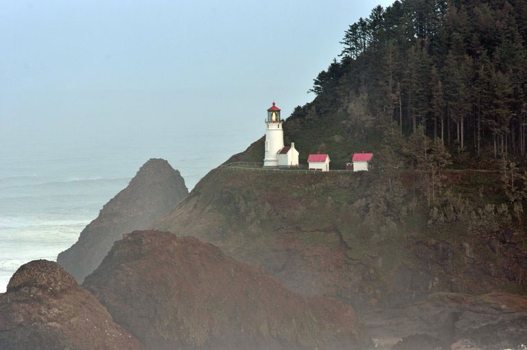 Heceta Head Lighthouse, between Florence and Yachats on the central Oregon Coast