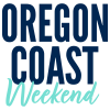 Oregon coast weekend logo stacked