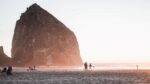 Haystack Rock at Cannon Beach, Oregon is one of the most beautiful beaches in the U.S.