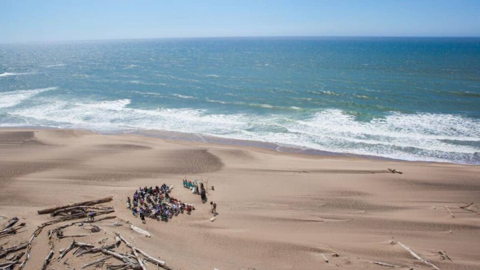 Lincoln City beach wedding on the Oregon Coast