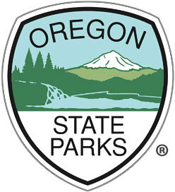 Oregon State Parks highway sign